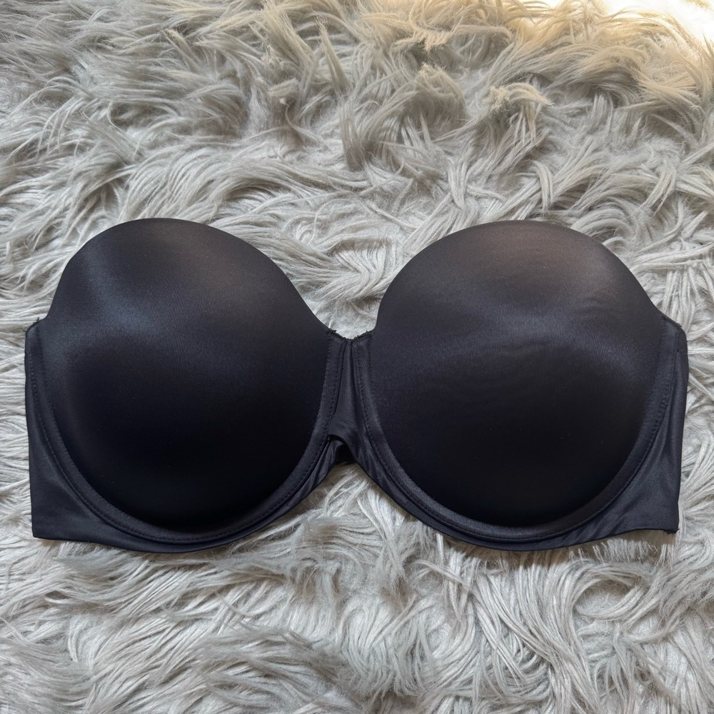 Maidenform Strapless Black Bra 40D